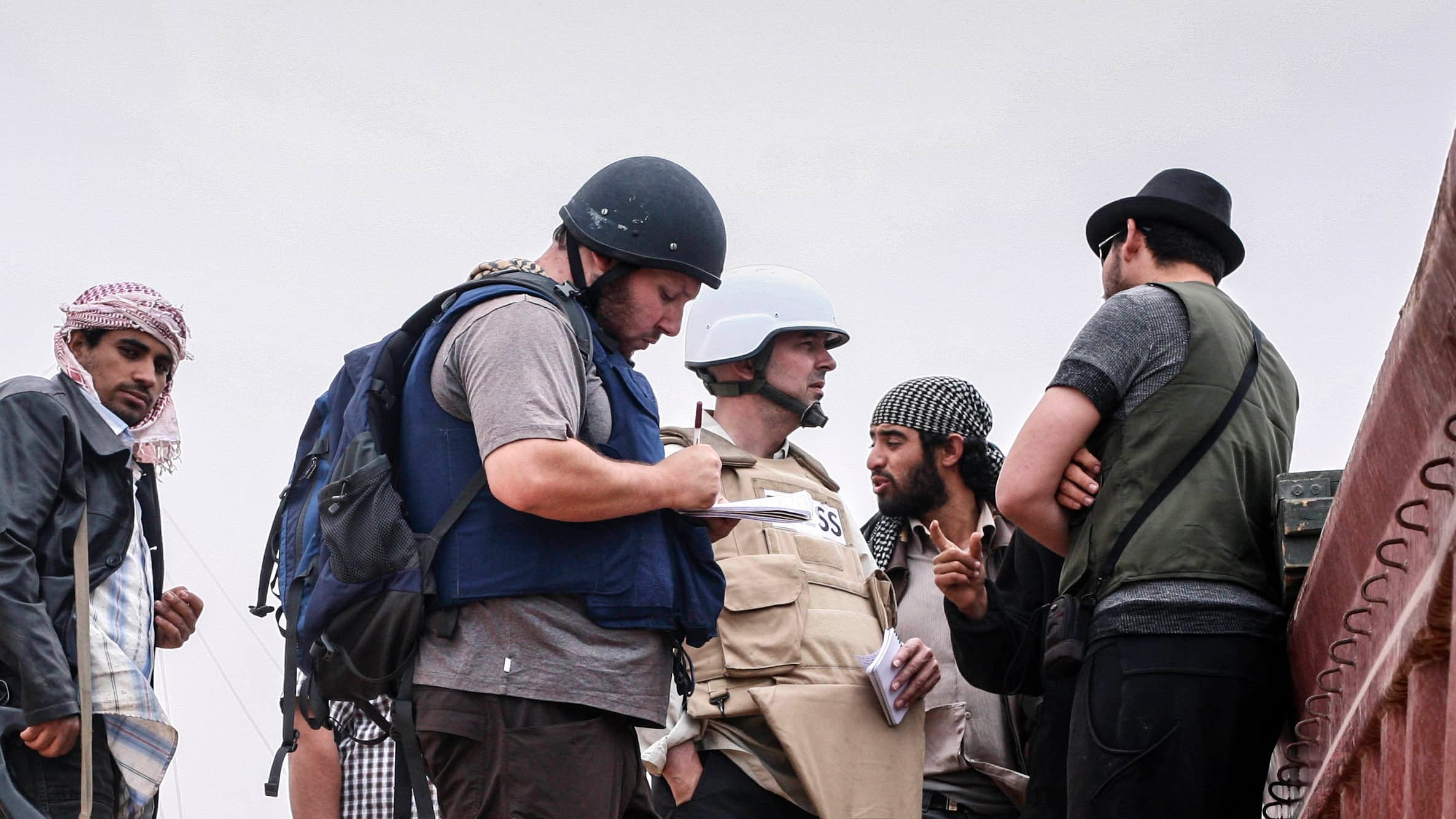 American journalist Steven Sotloff in Libya.