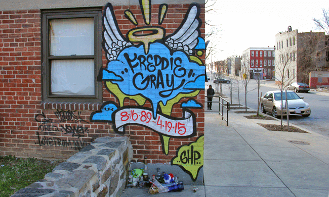 Freddie Gray tribute