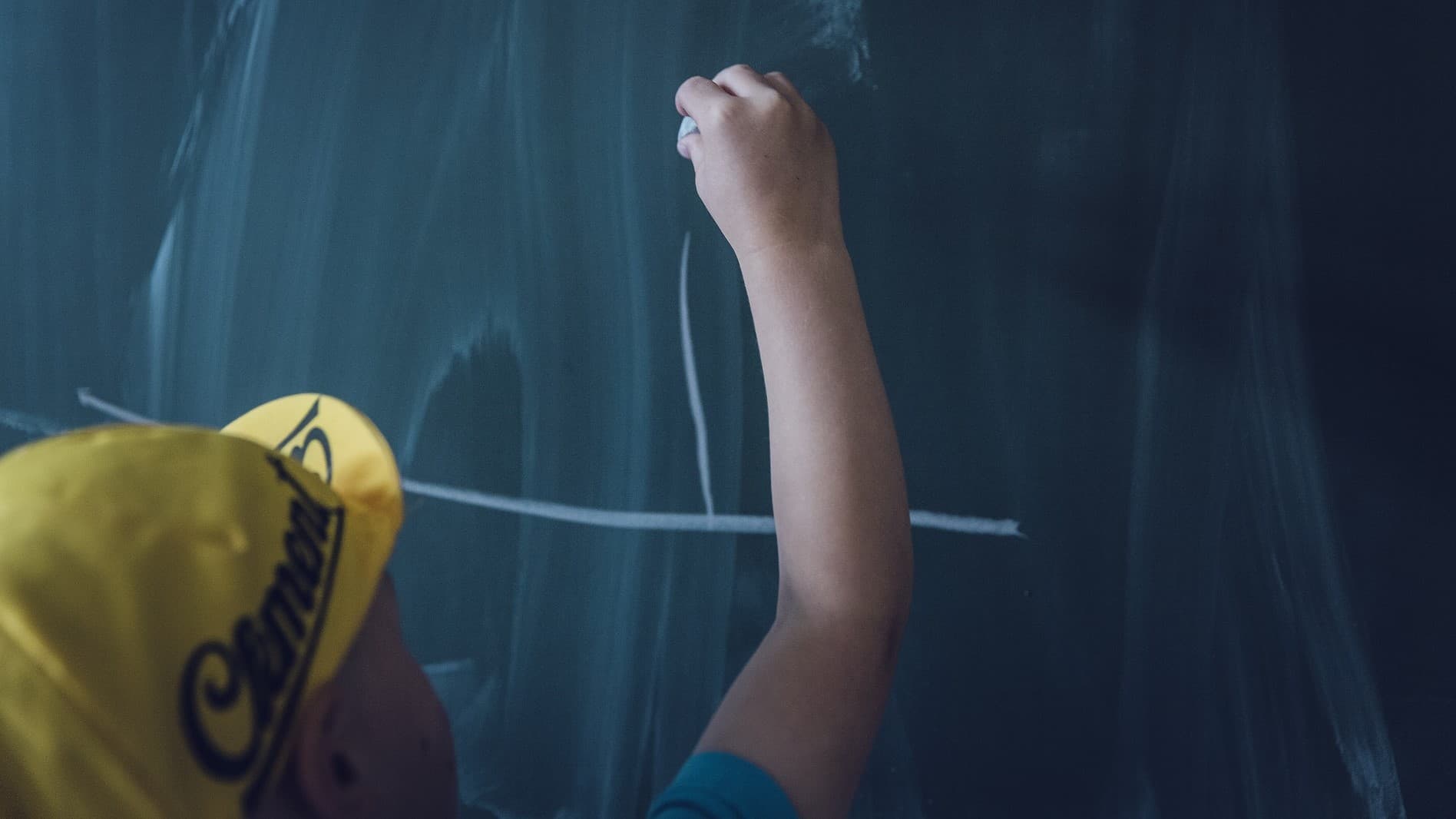 A student at the chalkboard