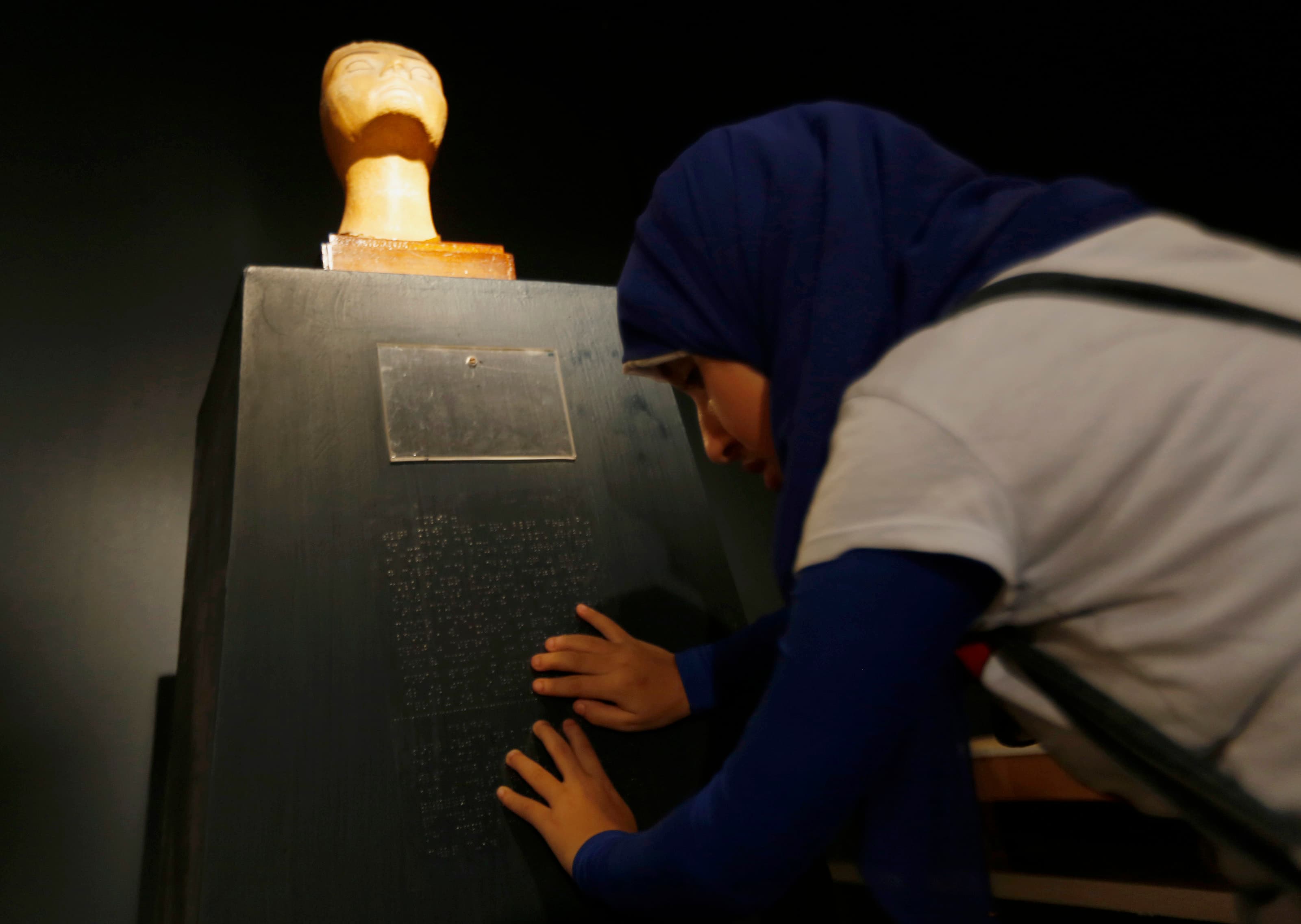 Visually impaired student