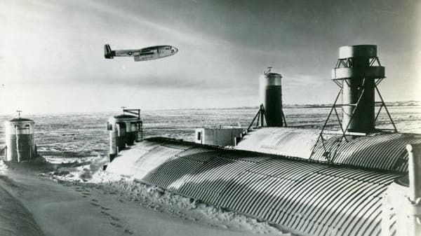 Archive photo of the US’s cold war-era Camp Century in Greenland.