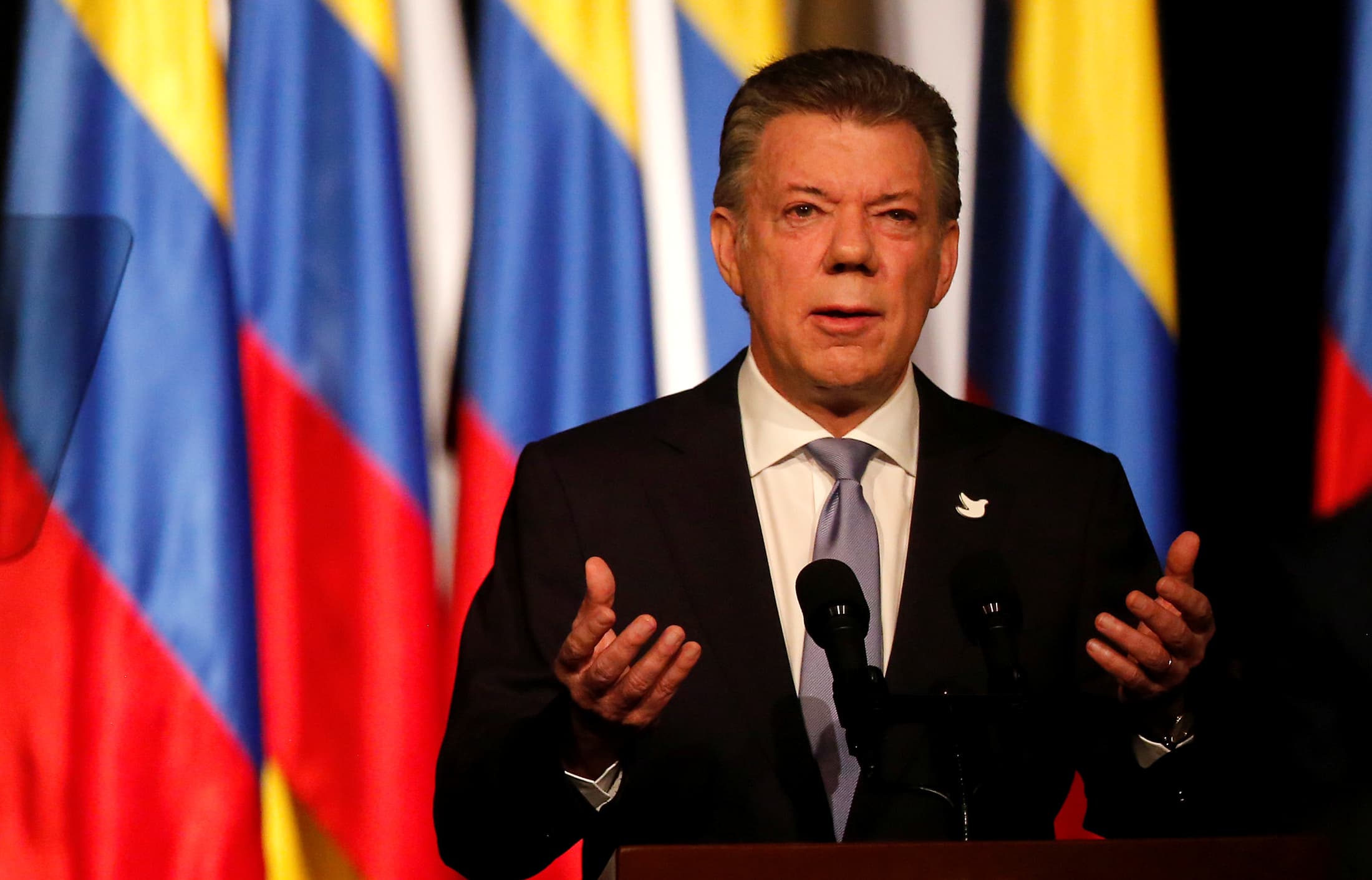 Colombia's President Juan Manuel Santos