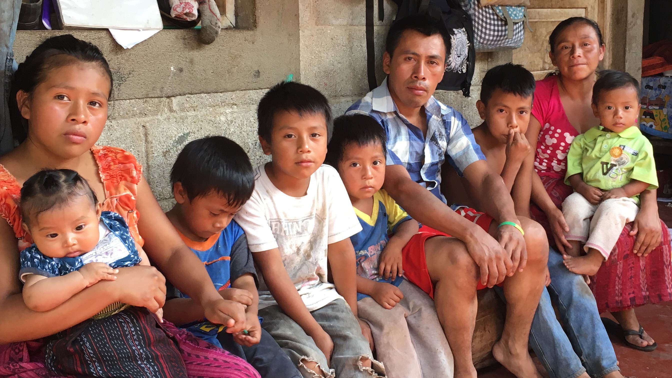 Migrant family Guatamala