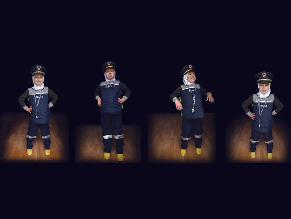 Fatima, 11, wants to be a police officer.