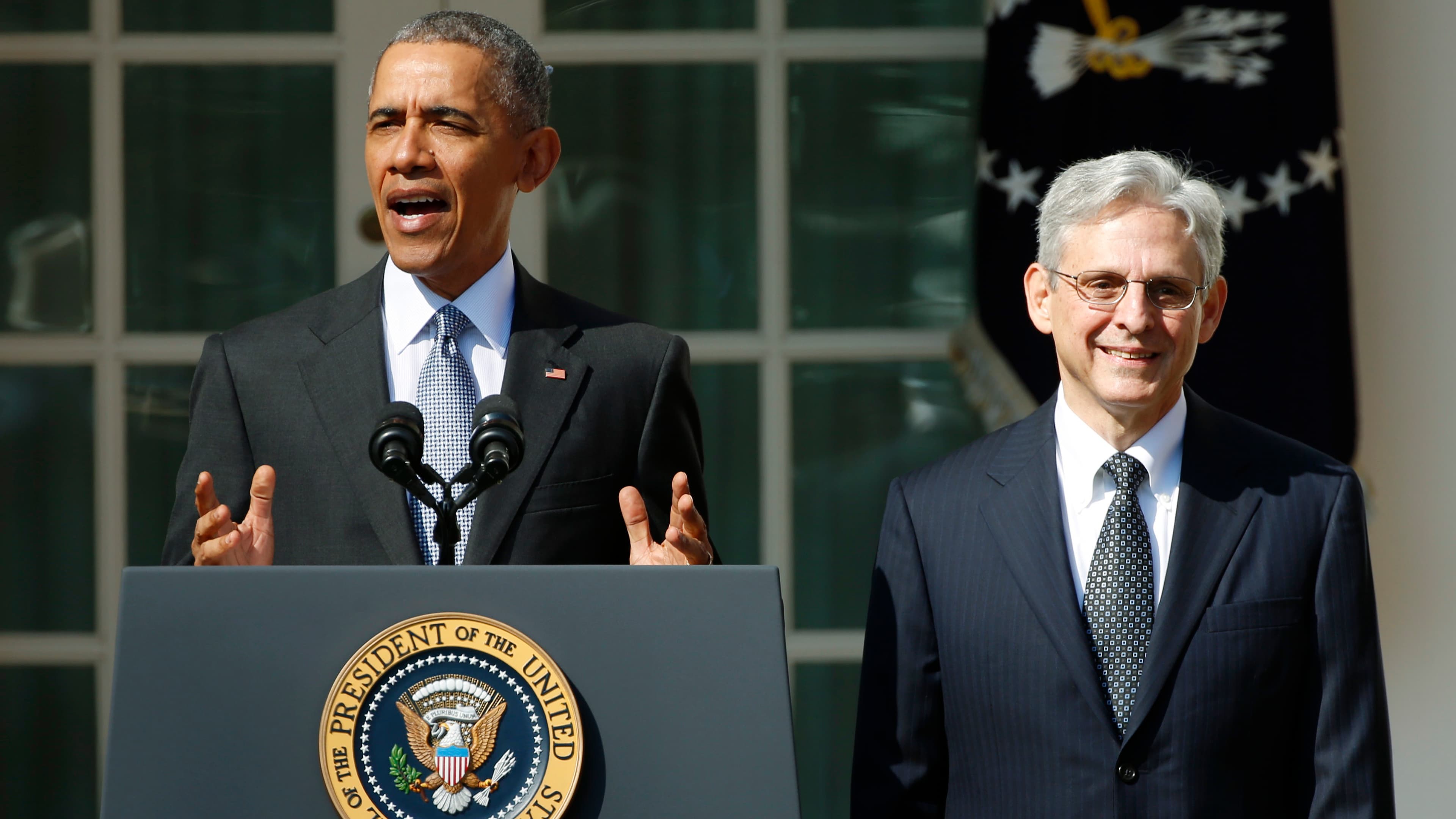 President Barack Obama and Judge Merrick Garland