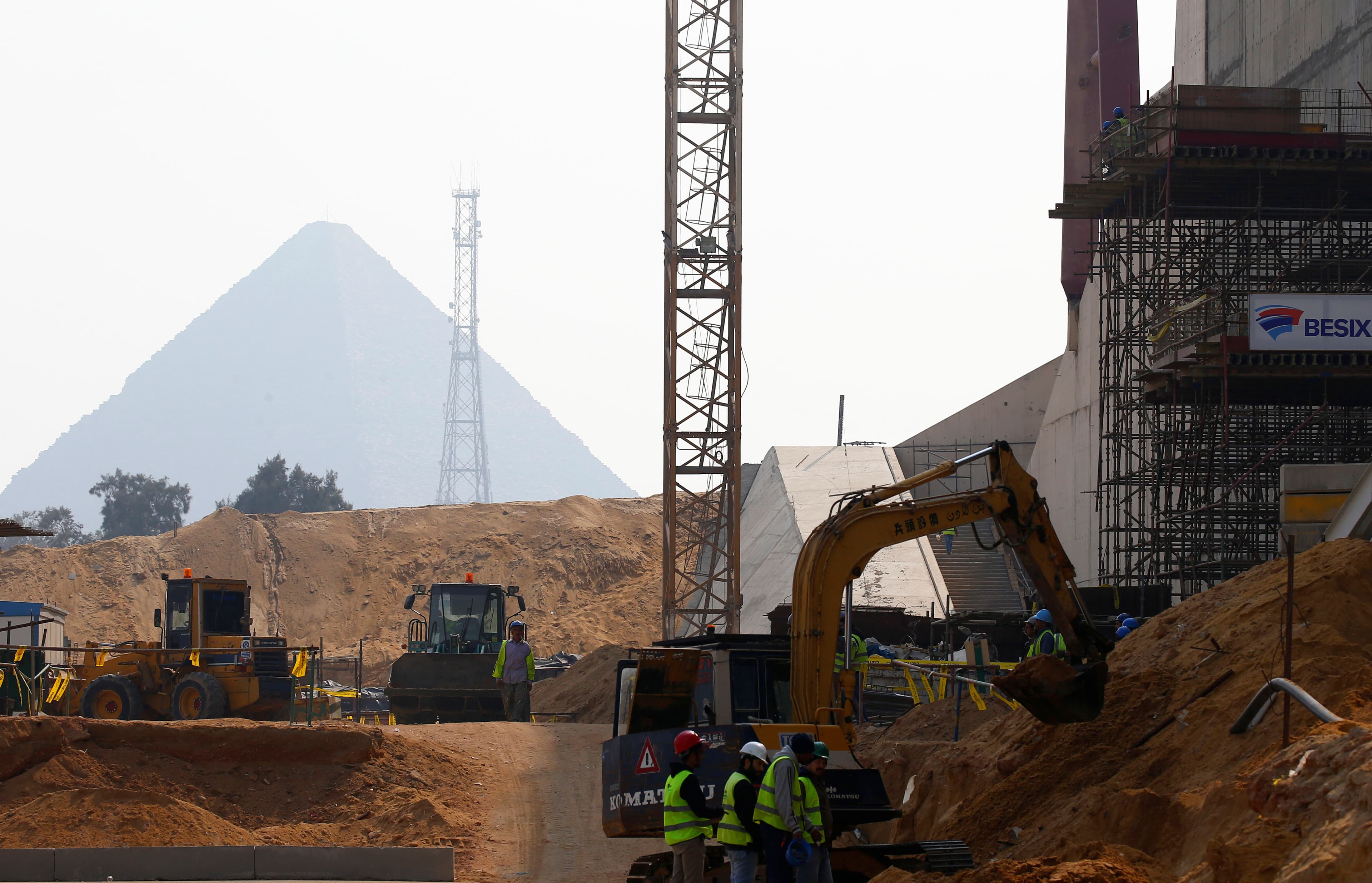The site of Grand Egyptian Museum