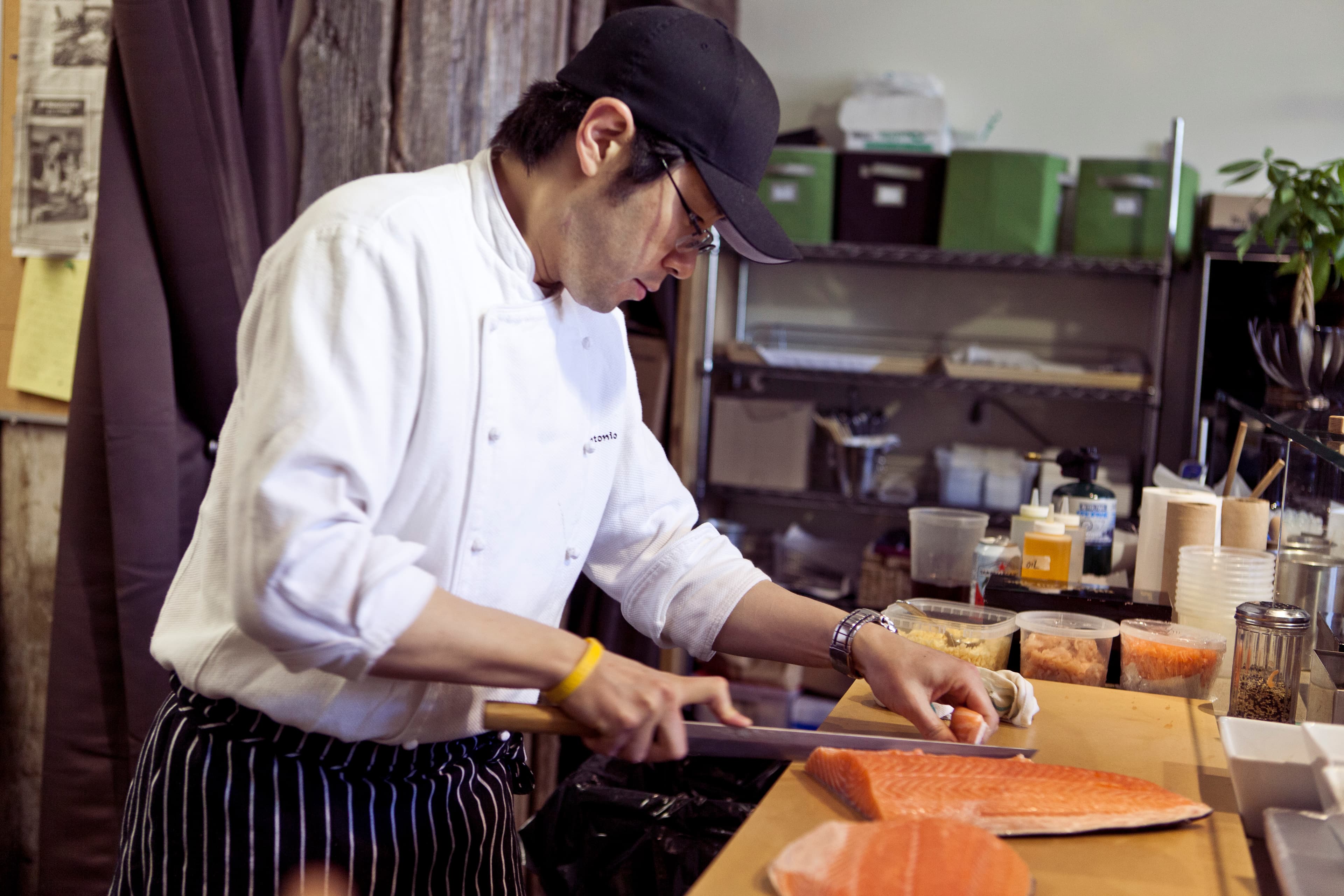 Chef Antonio Park, owner and head chef at Park Restaurant in Montreal