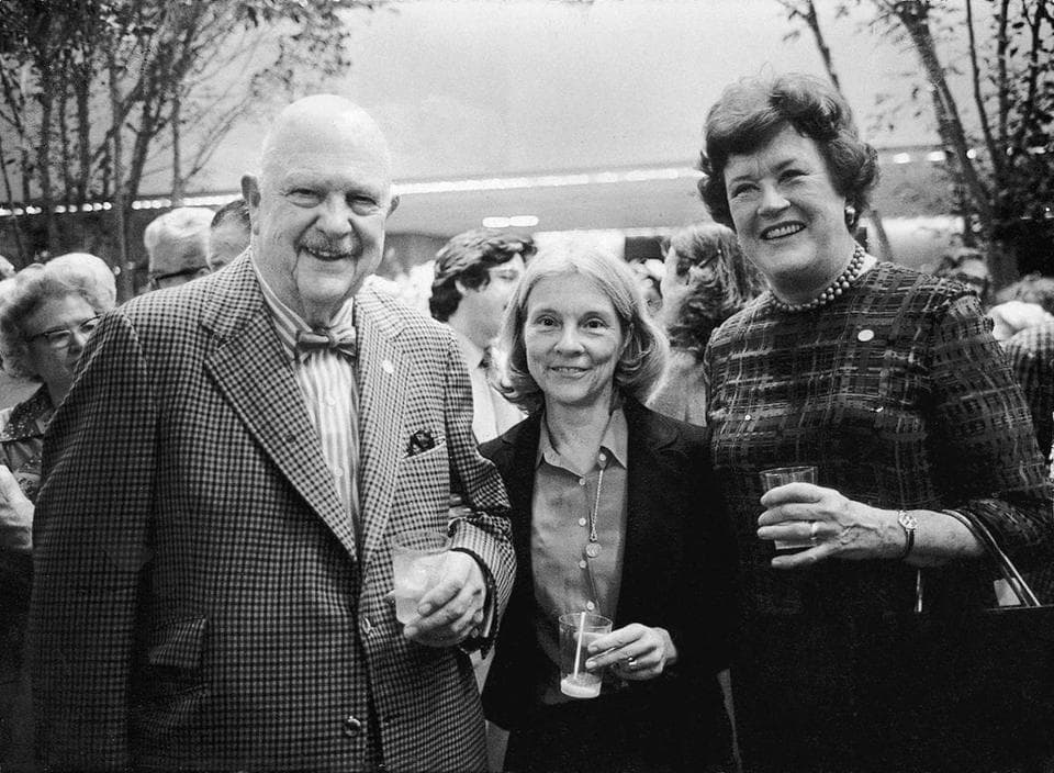 James Beard and Julia Child with food editor Judith Jones (center).