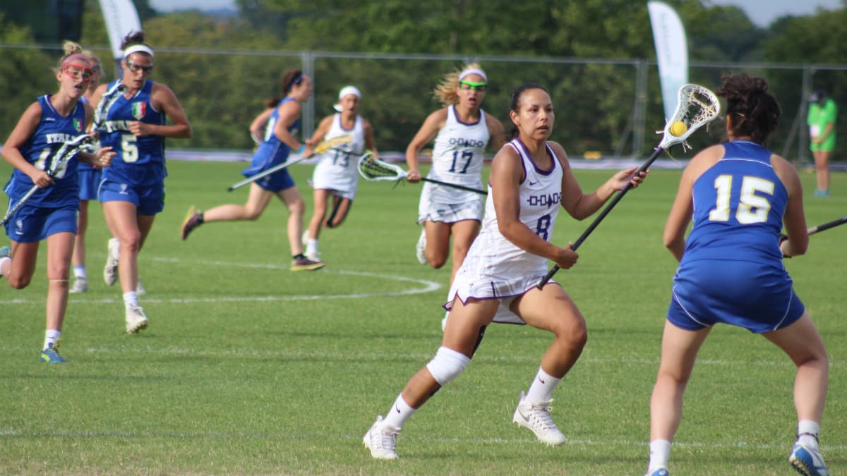 The Haudenosaunee played Italy on July 21st at the Surrey Sports Center in Guildford, England.