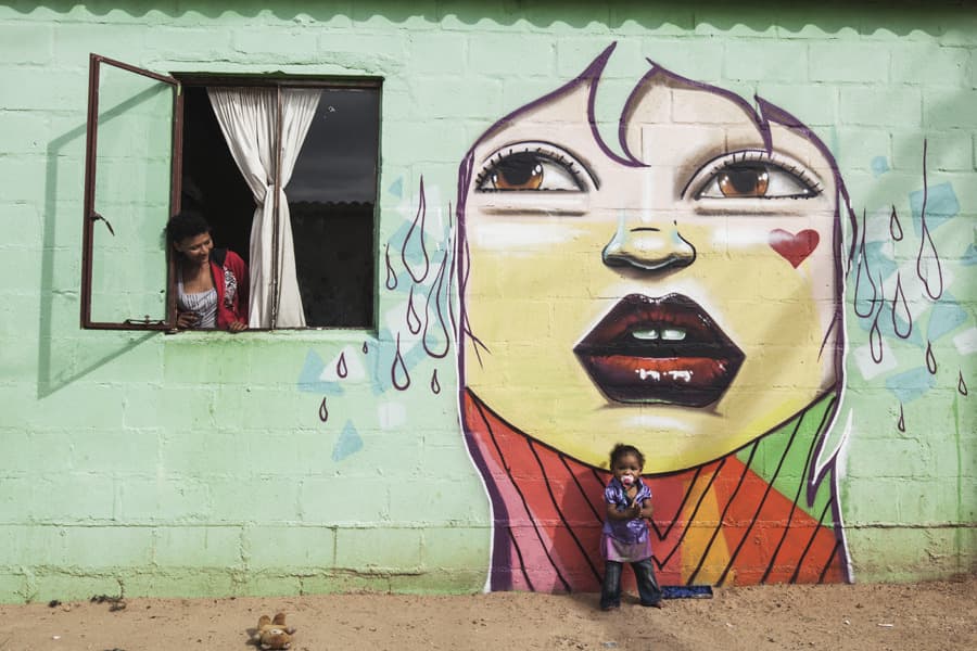 "Out the Box," done for Red Bull's One Upon A Town project, Kachelhoffer, Western Cape, South Africa 2015.