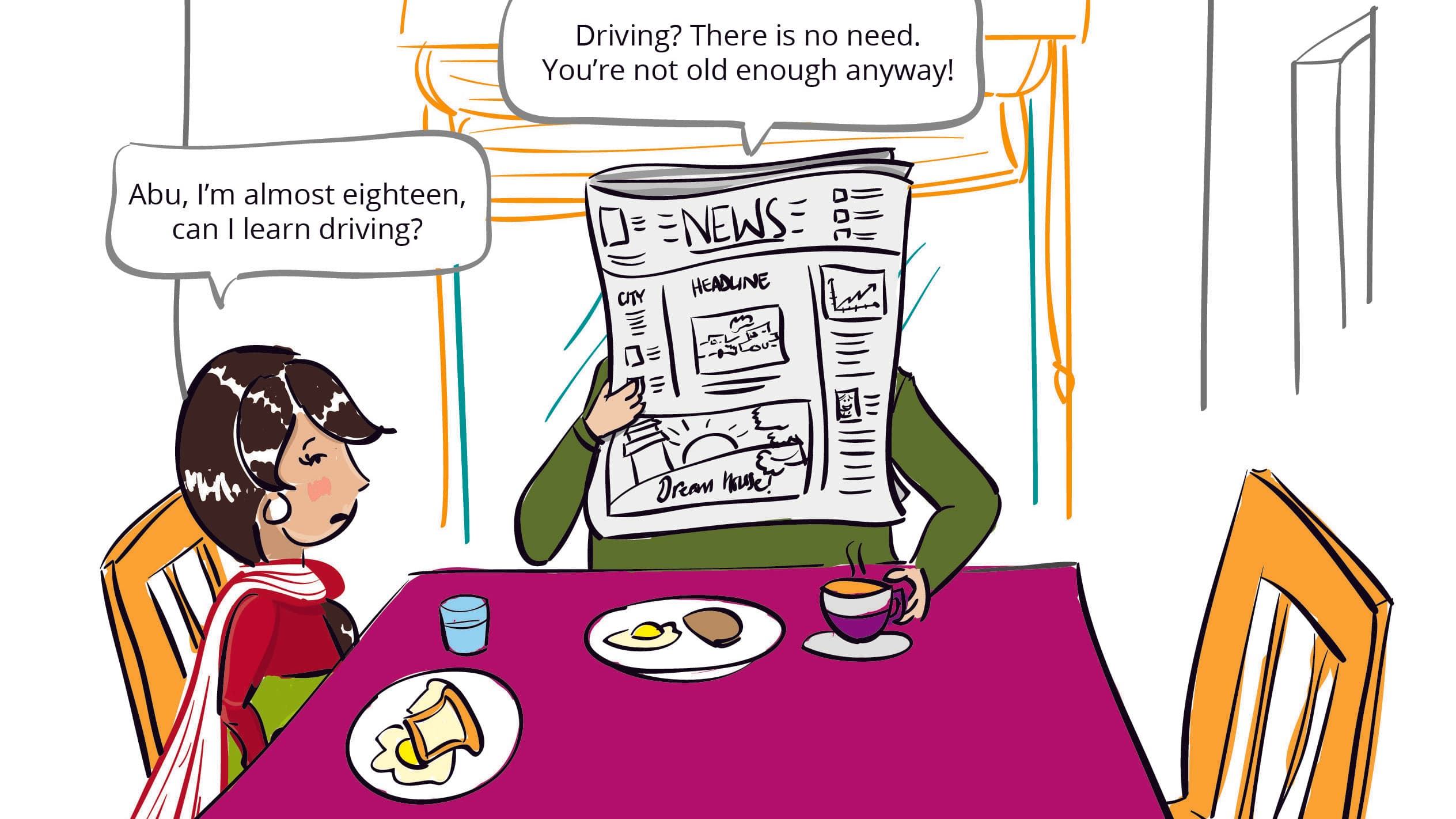 Image from 'Sarah: The Suppressed Anger of the Pakistani Obedient Daughter'