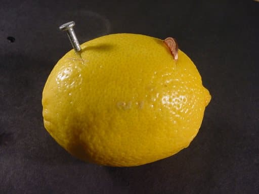 Lemon battery