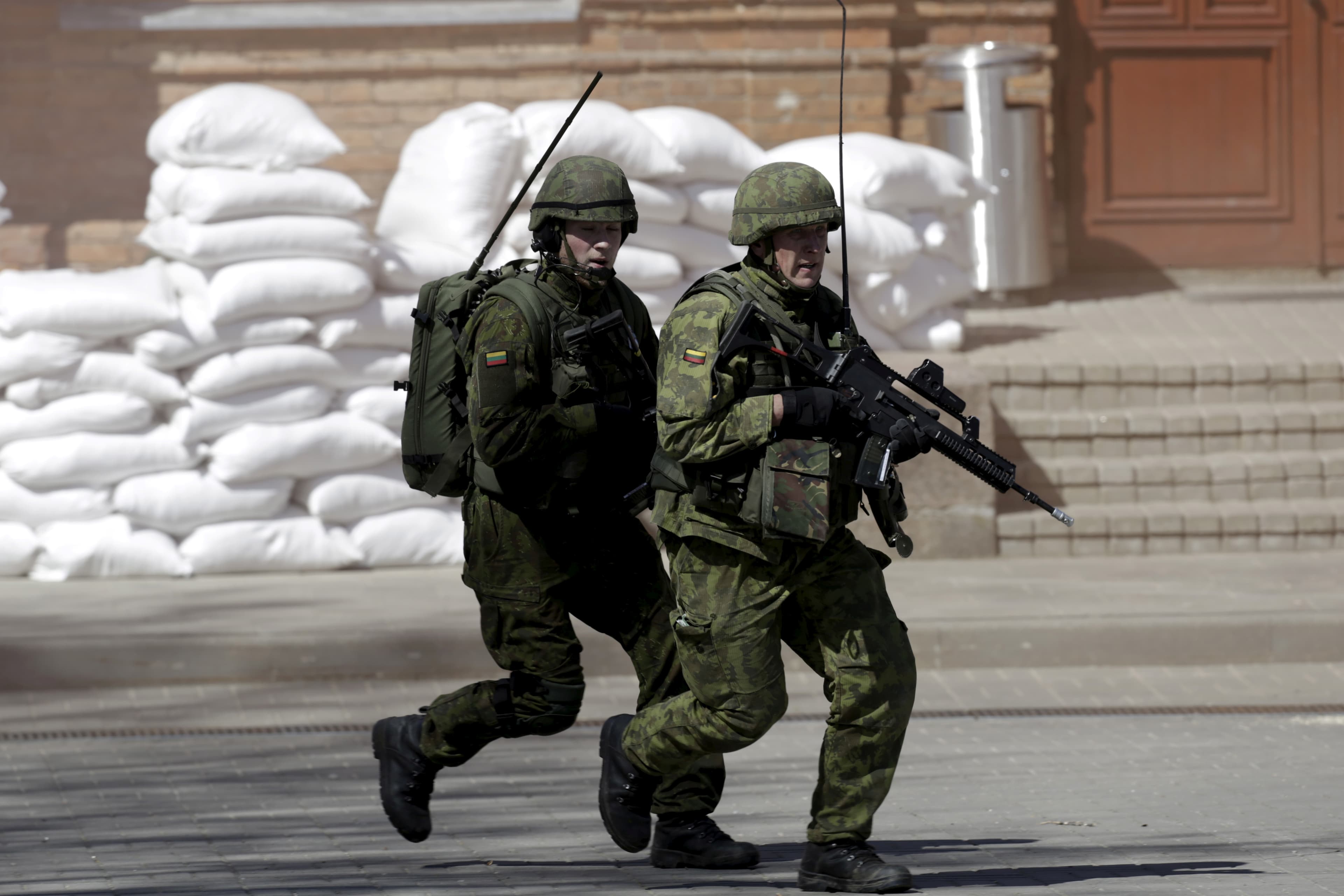 Fighters from Lithuania's army