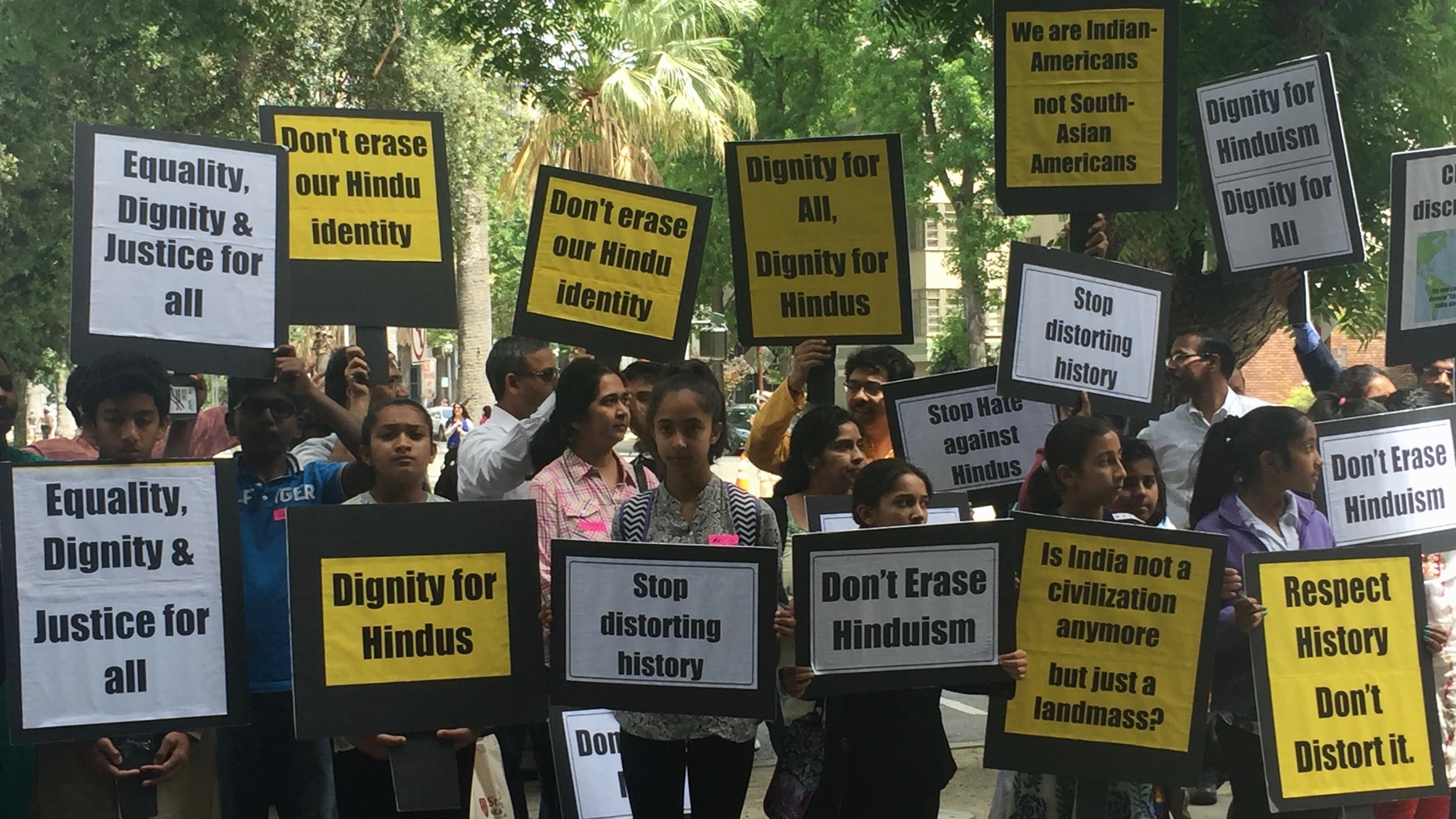 A protest in Sacramento, California.
