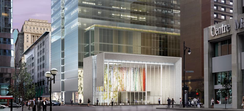 900 de Maisonneuve West office building development project in downtown Montreal