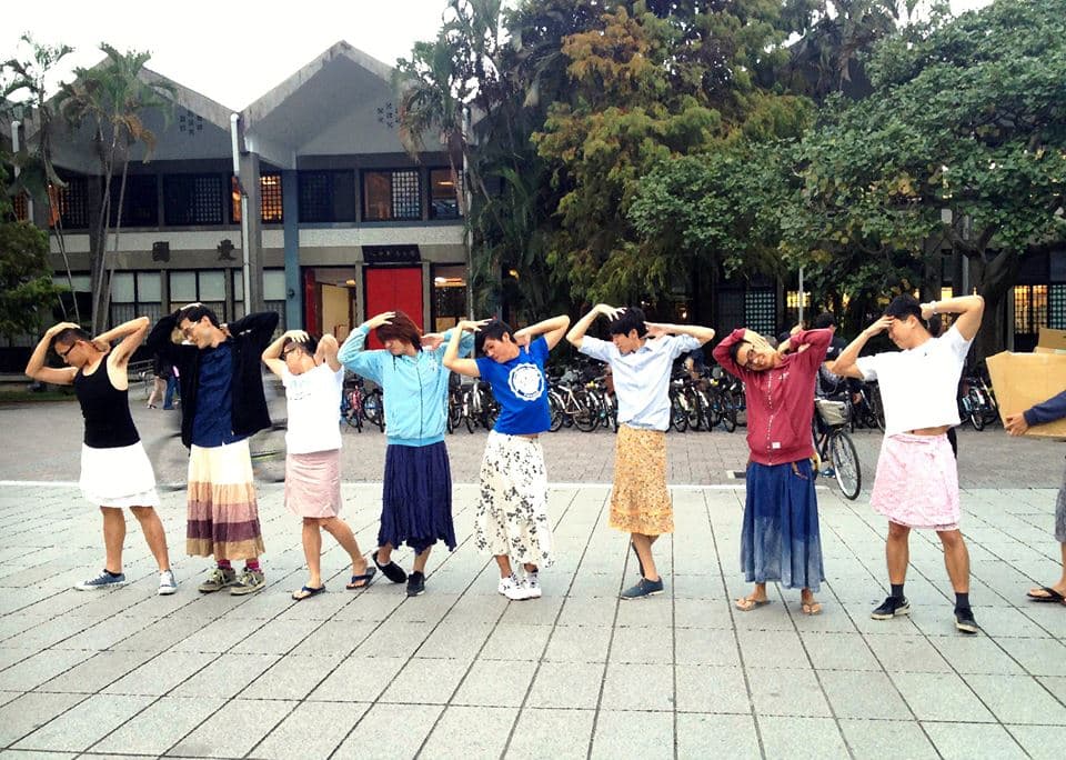 The Gender Equality Workshop at National Taiwan University held a one-month event for male students to wear skirts and share their experience.