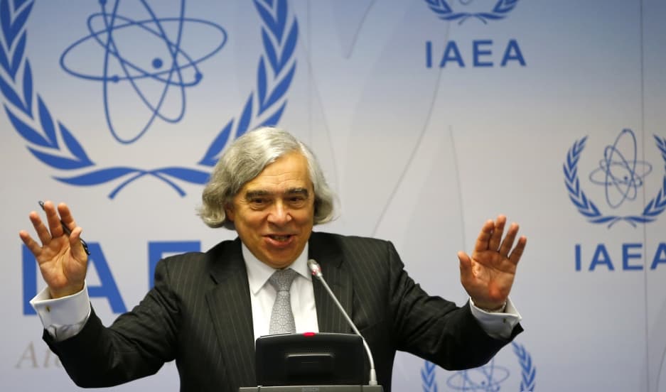 US Energy Secretary Ernest Moniz