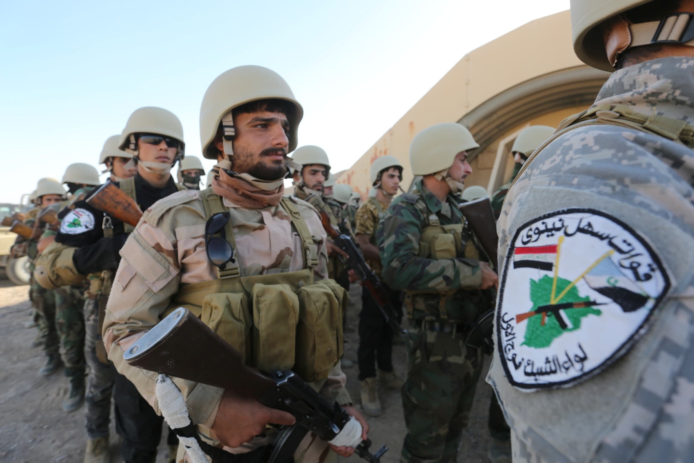Shabak fighters undergo training