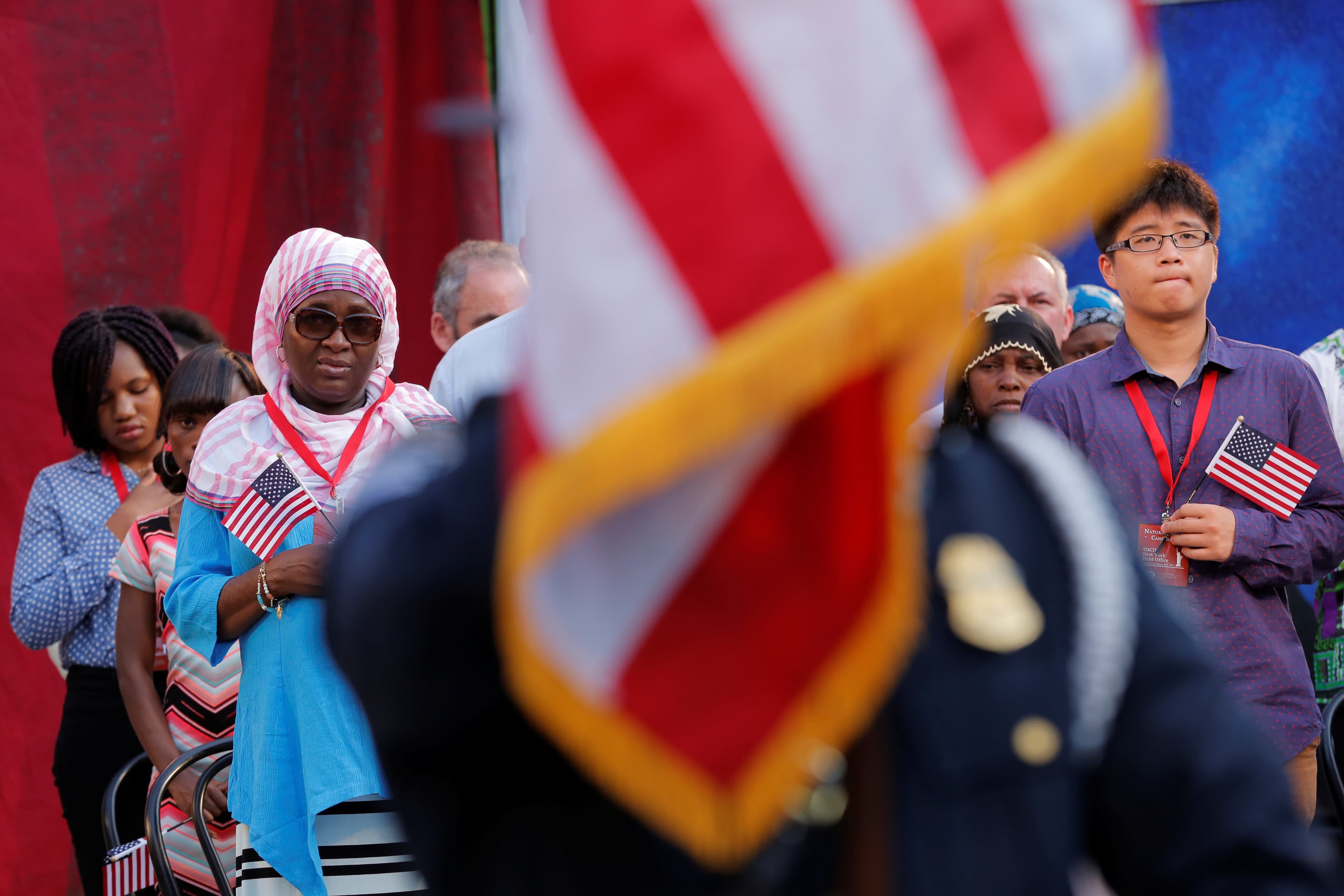 Candidates for citizenship in the United States