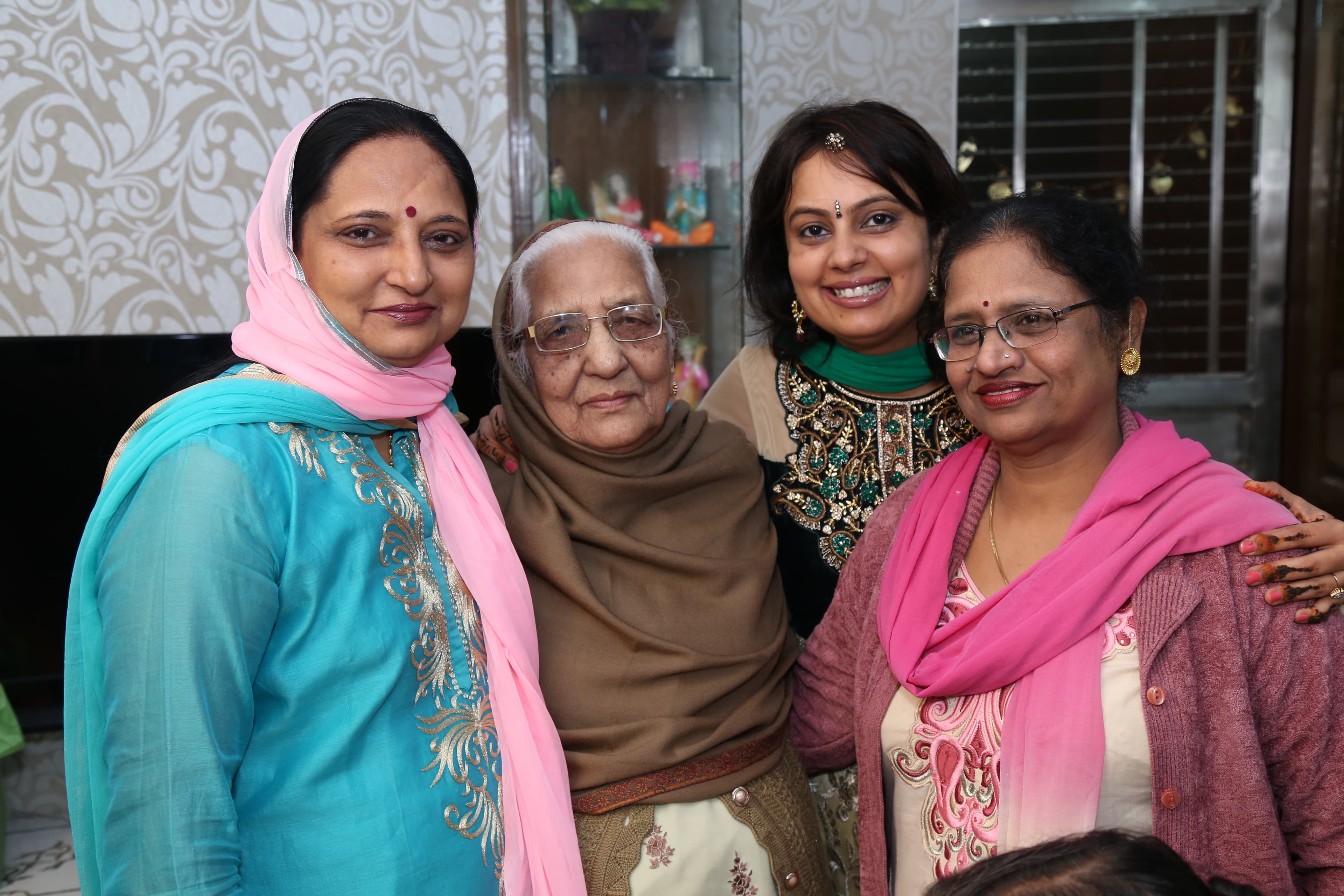 Neha Mahajan and Mom