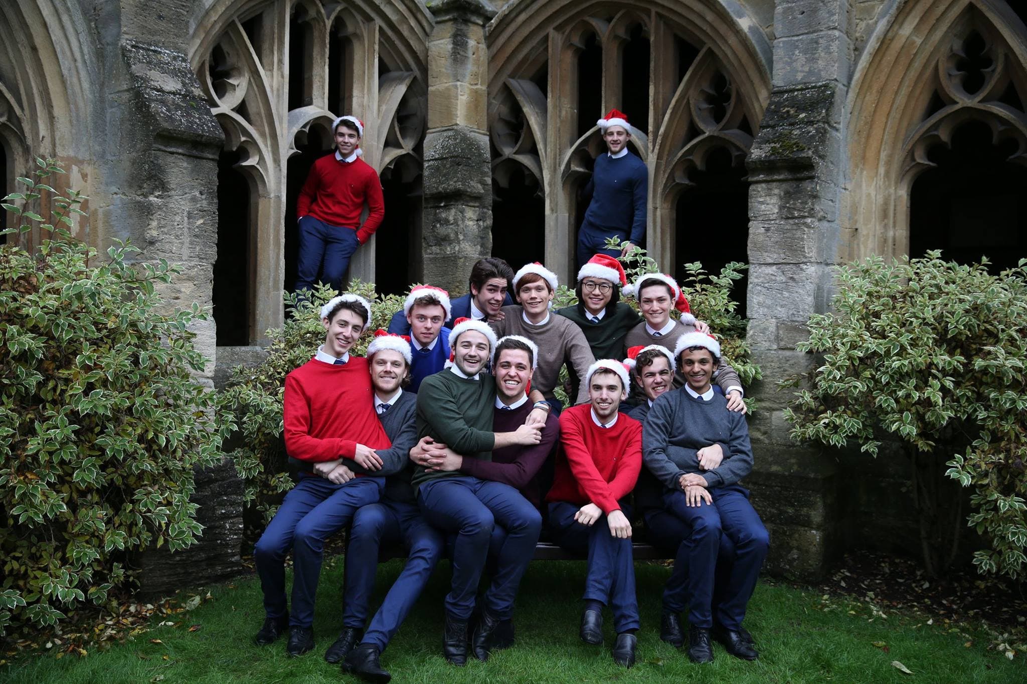 Oxford's Out of the Blue a cappella group.