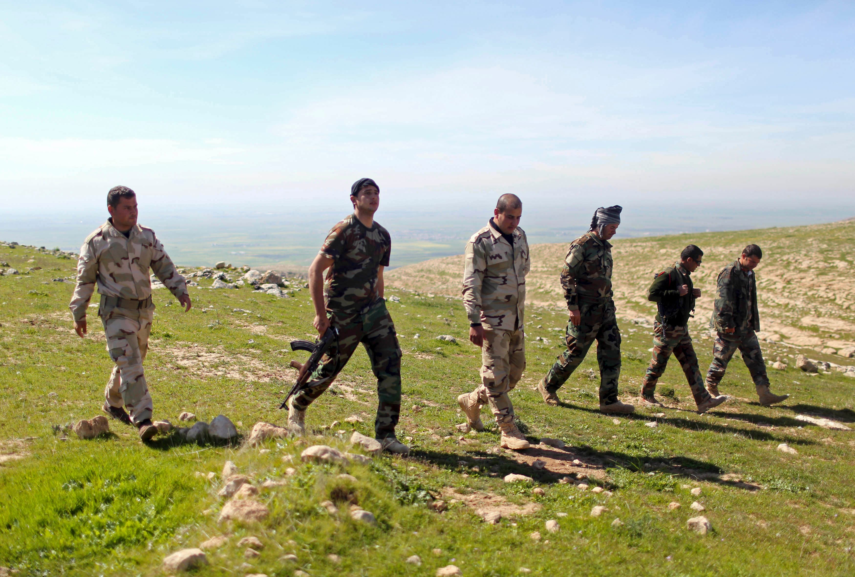 Peshmerga on patrol
