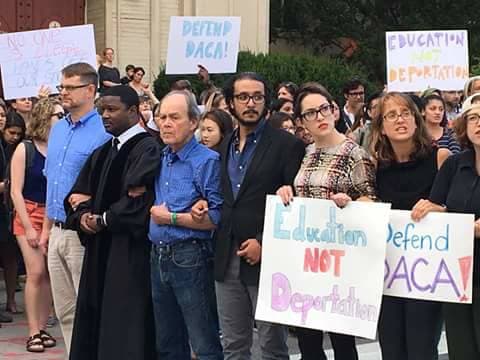 Thirty-one professors from Harvard and other Boston universities were arrested Thursday when they protested  the decision to phase out DACA, a program that protects young immigrants who came to the US as children.