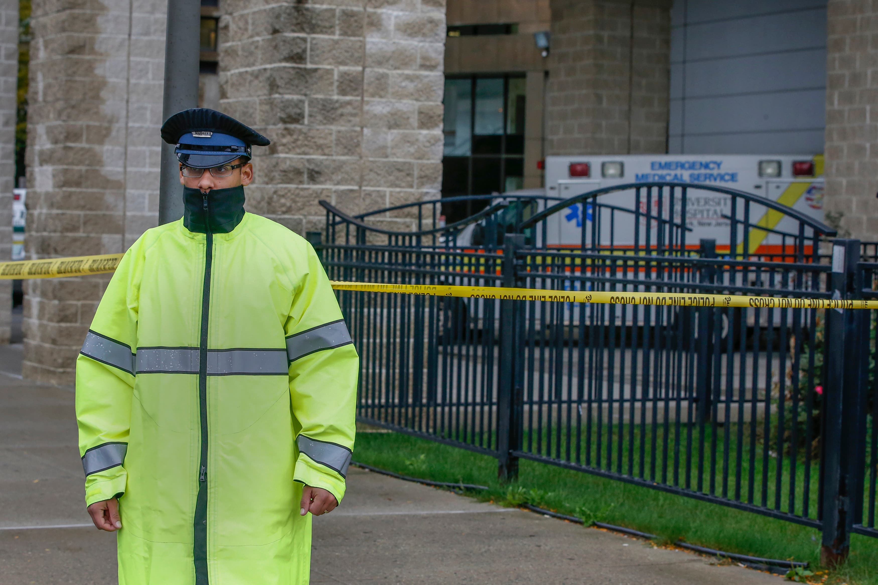 A hospital security guard