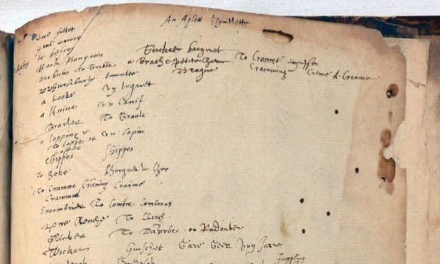 Shakespeare's Alvearie