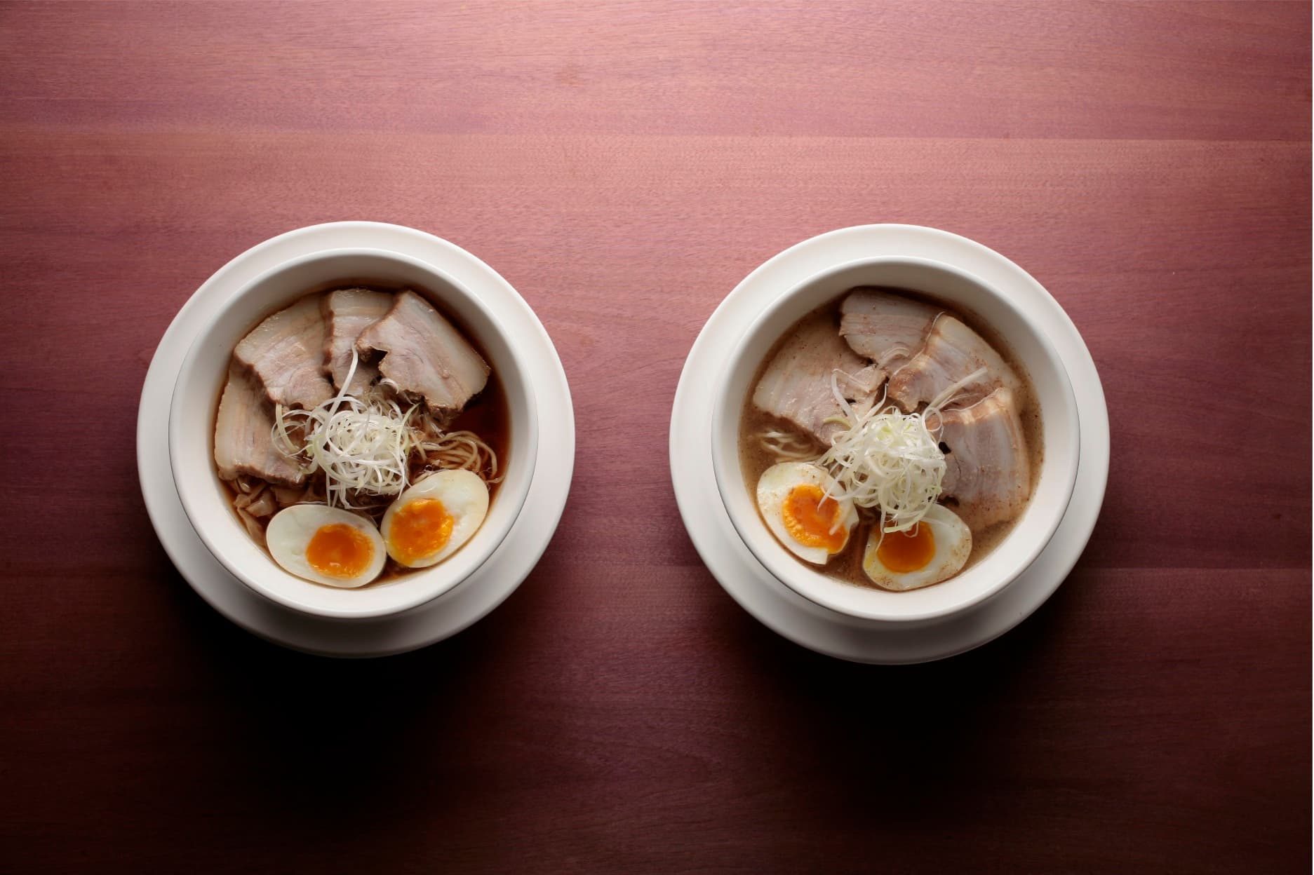 Shio and Shoyu ramen