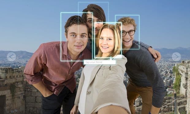 Facebook "Moments" facial recognition