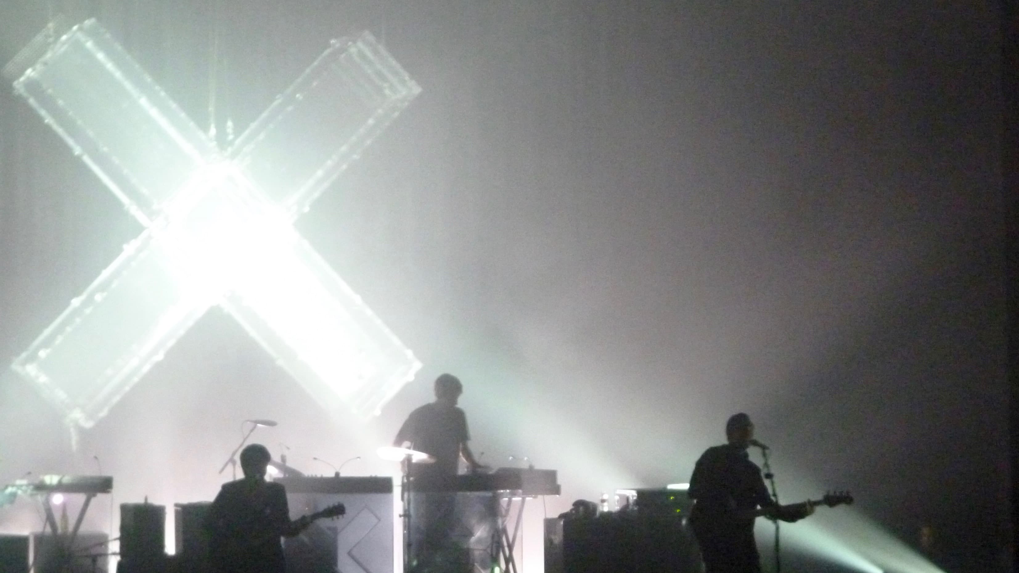 British band The xx performing at the Pabst Theater, Milwaukee.