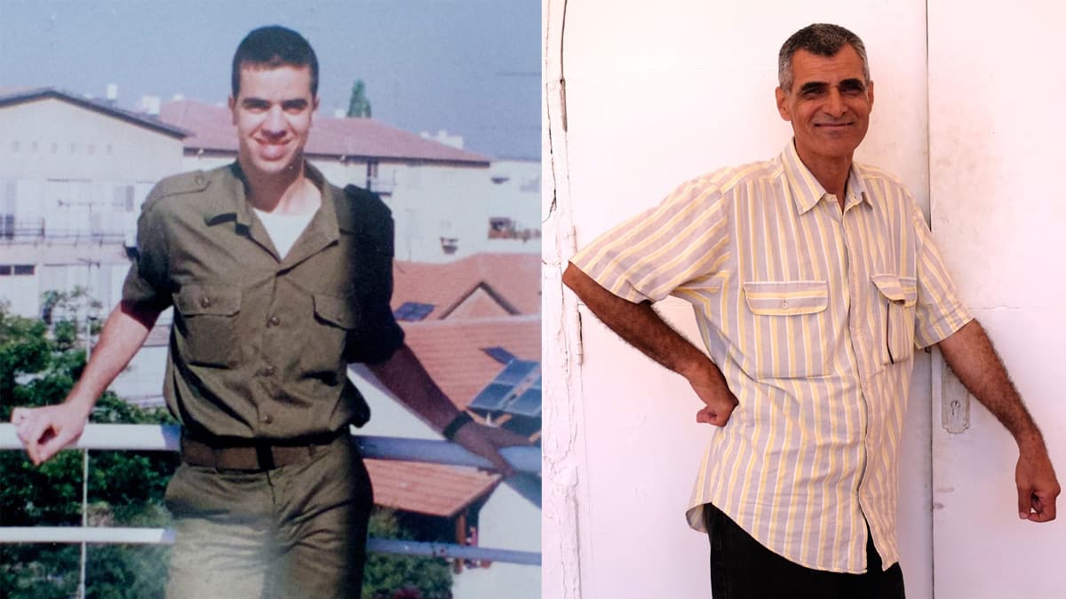 Linguists Arik Sadan (in his Israeli Army days) and Sobhi Bahloul. Sadan is an authority on the Arabic language. Bahloul authored the Hebrew curriculum for Gaza's Palestinians.