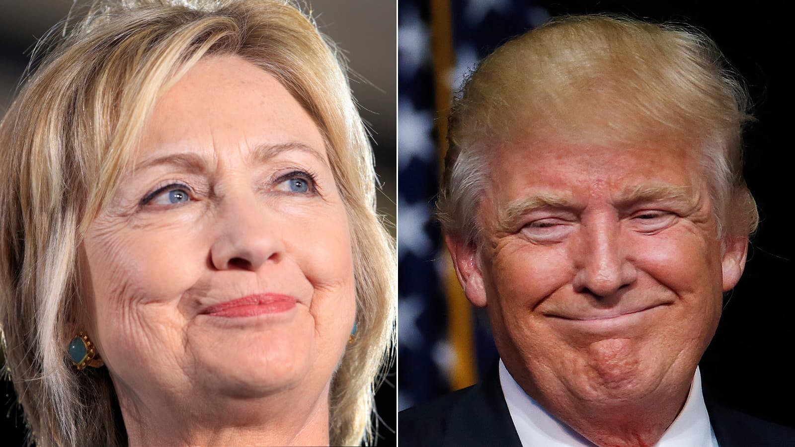 Hillary Clinton and Donald Trump