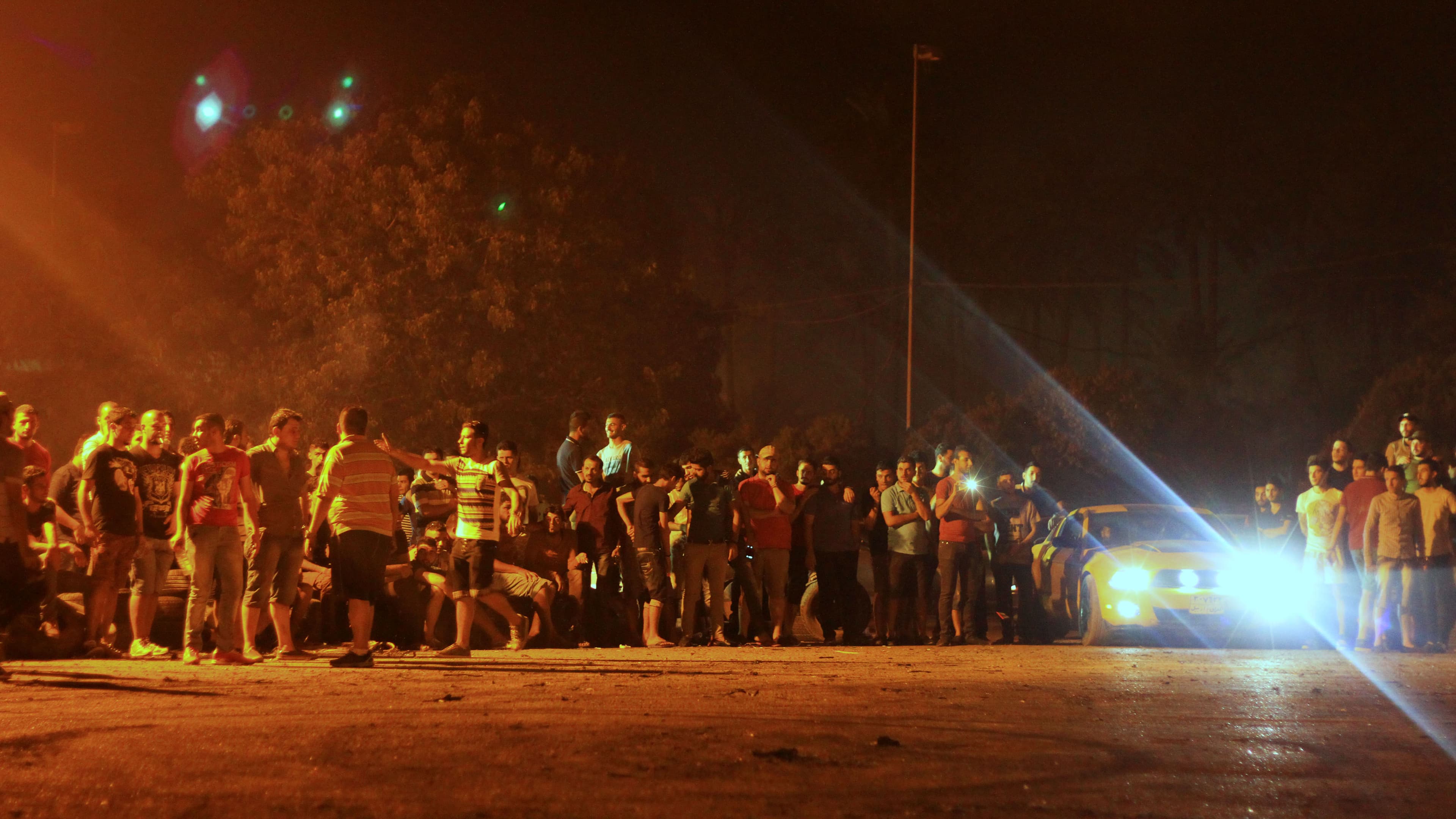 Young Iraqi men gather in Baghdad's Jadriya district every Friday night to "drift" — a form of stunt driving where the driver purposefully skids and partially loses control of the car at high speeds.