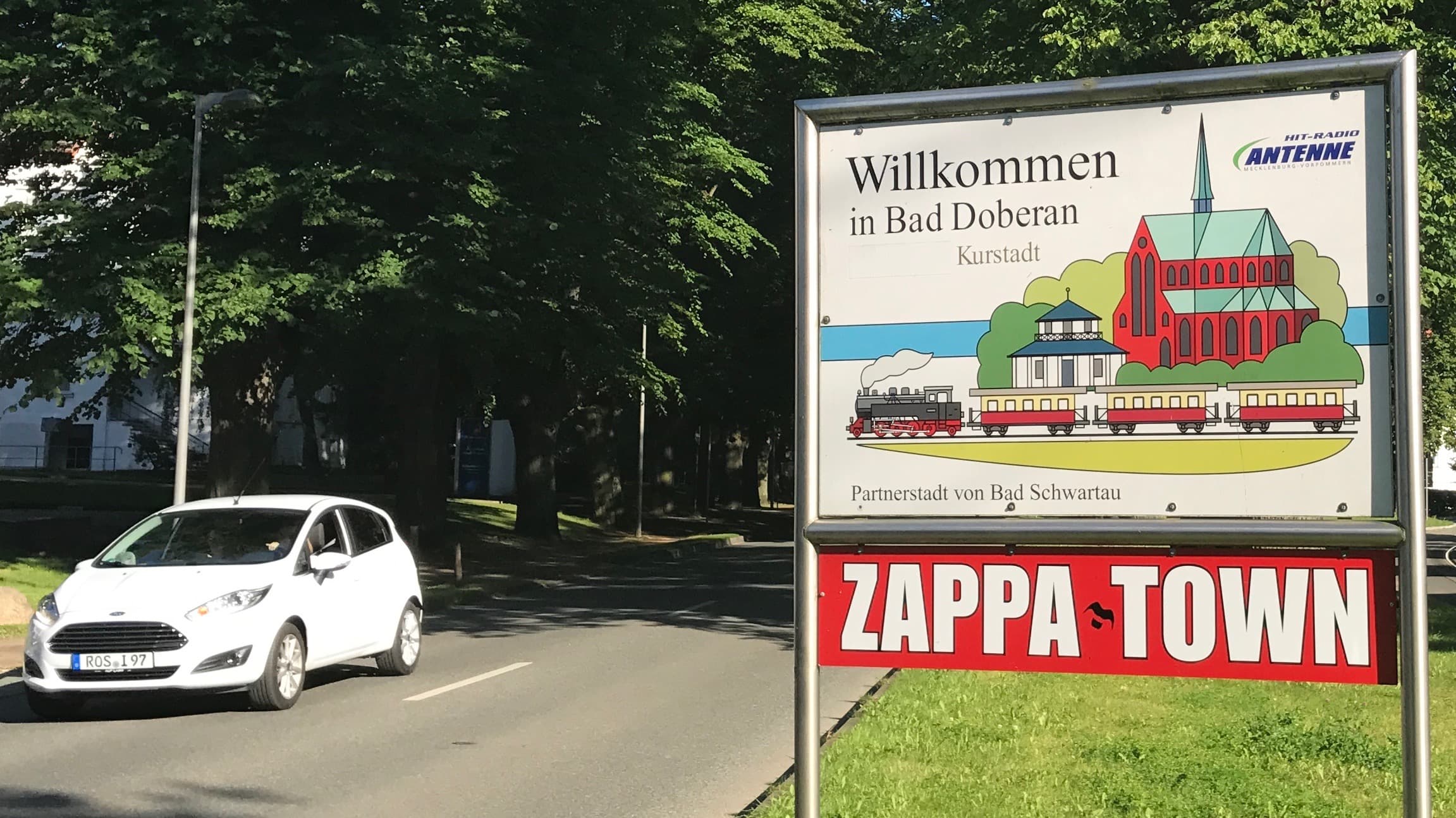 Bad Doberan, Germany is the home of Zappanale, an annual summer festival inspired by the life and work of Frank Zappa.