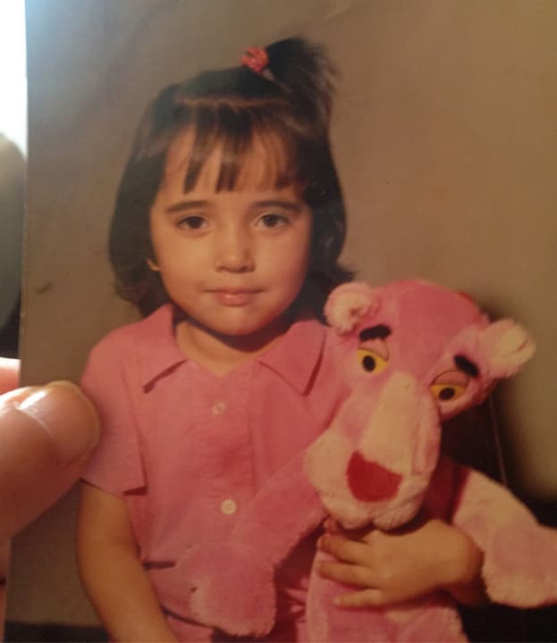 Thaisi Da Silva as a young girl