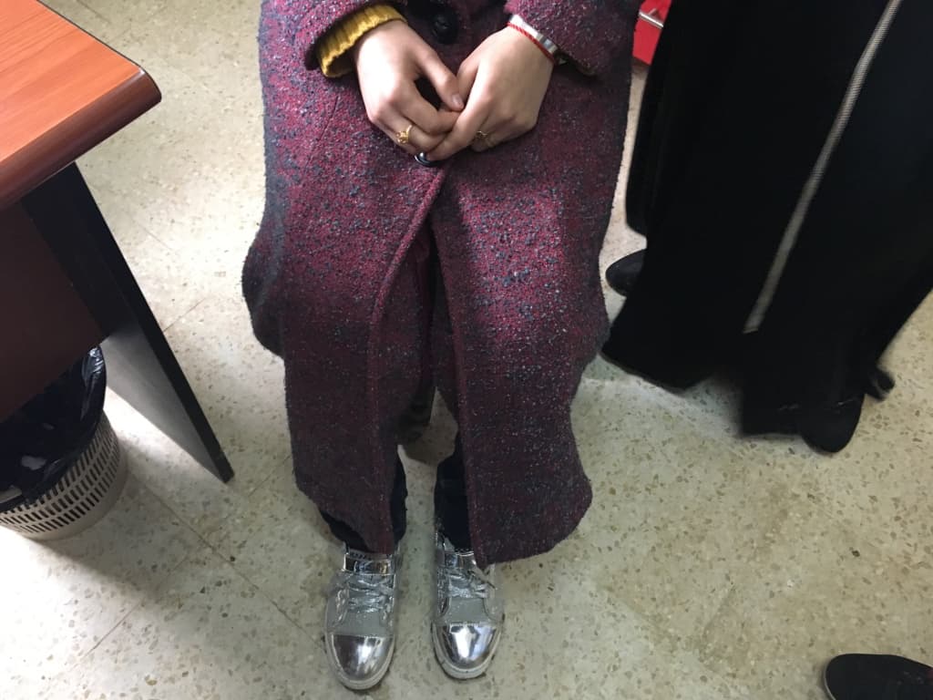 16-year-old Walaa got married eight months ago and is expecting her first child. She did not wish to be identified.