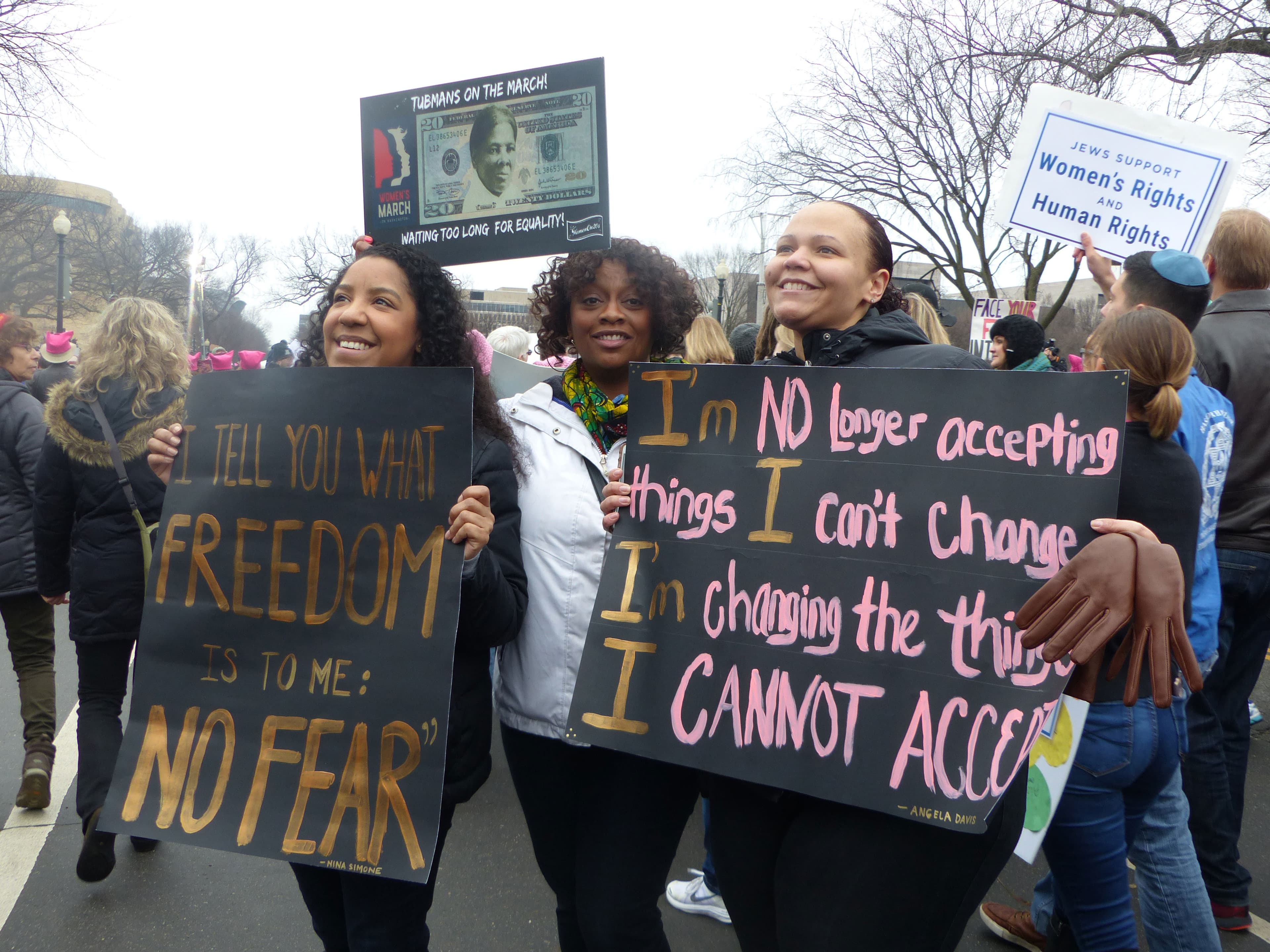 Marchers in DC