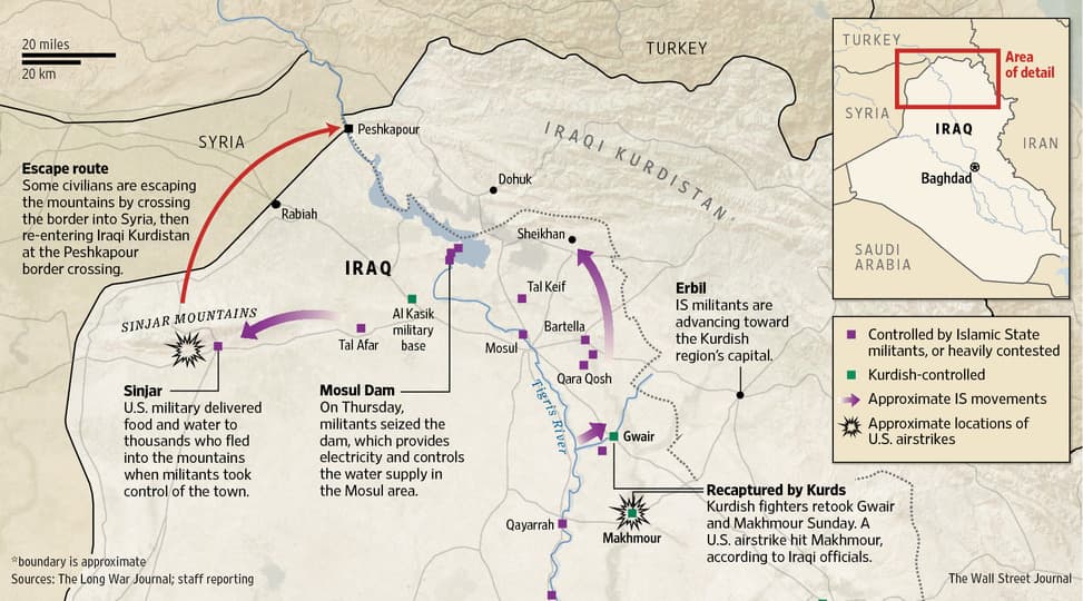 Movement in northern Iraq