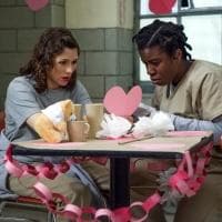Yael Stone and Uzo Aduba in Orange Is the New Black