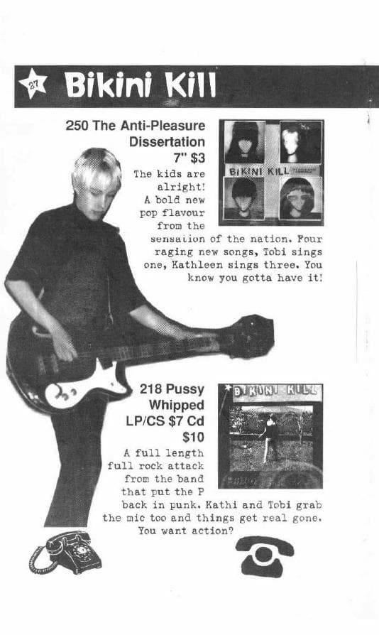 Kill Rock Stars Bikini Kill