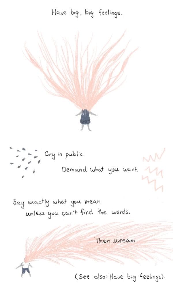 Kathryn Hahn on lessons she's learned from her six-year-old daughter, illustrated by Colleen Tighe