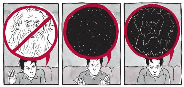 A panel from Bechdel's 2013 book, Are You My Mother?: A Comic Drama.