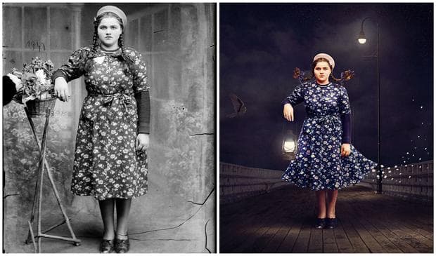 Left: Tnr (1940) by Costic Acsinte, Right: Beacon by Jane Long