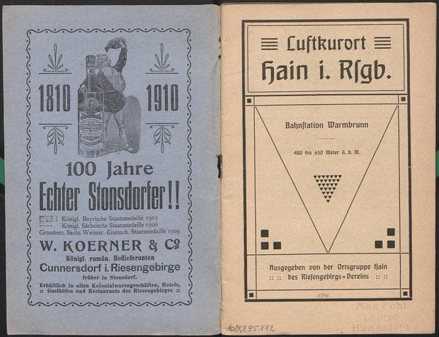 Luftkurort Hain i. Rsgb.