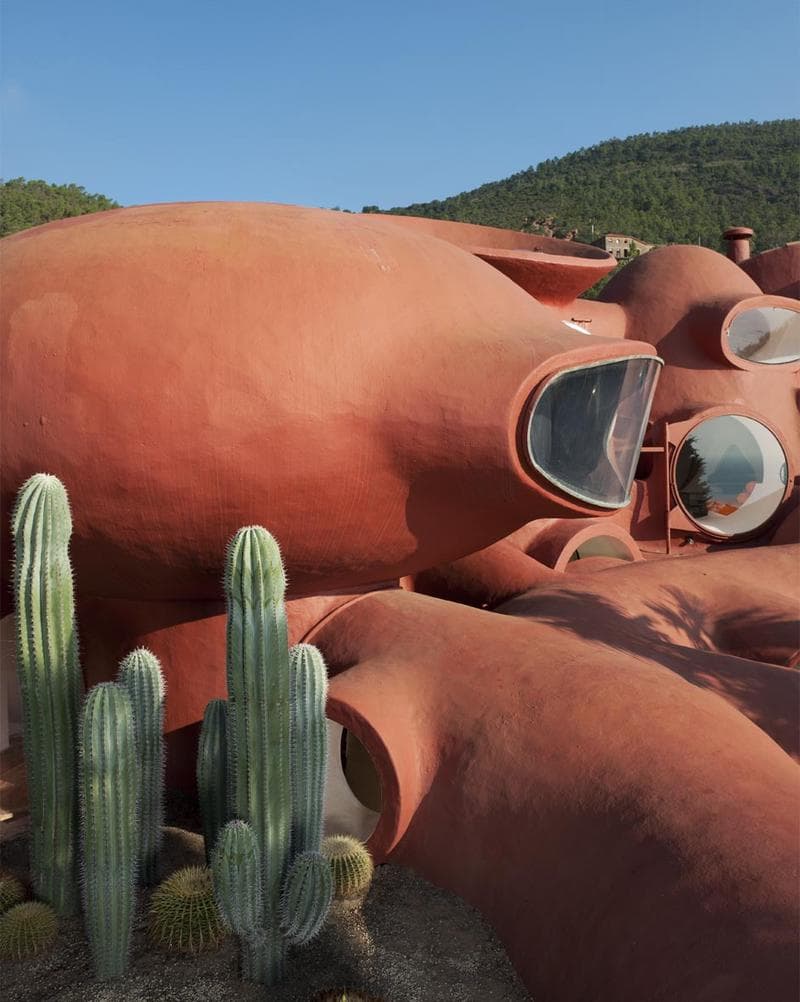 An exterior view of the Maison Bernard located in southern France
