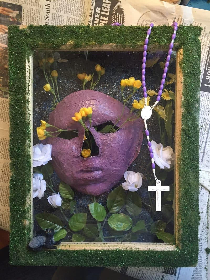 A diorama work by Charis Stiles