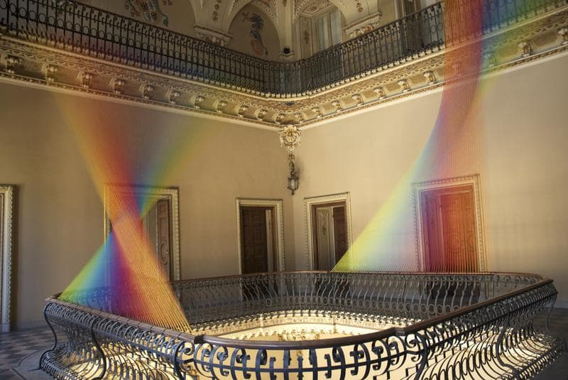 'Plexus No. 19,' 2012, Site-specific installation at Villa Olmo, Como, Italy for Miniartextil