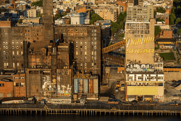 Domino Sugar factory in Brooklyn